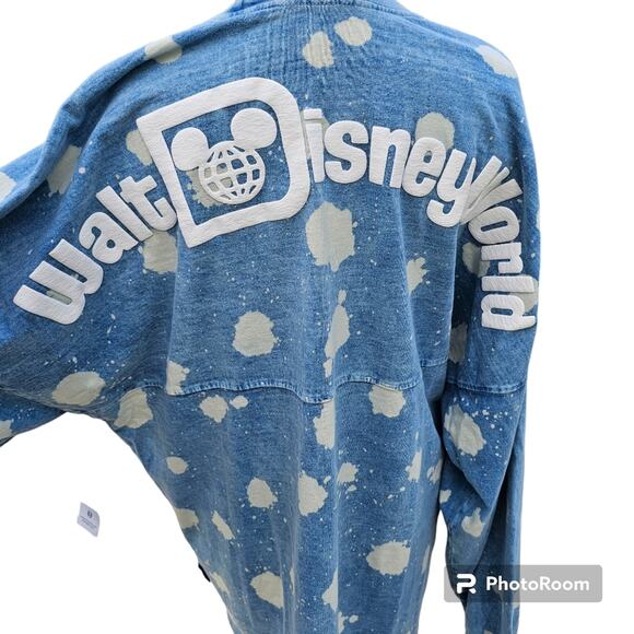 Walt Disney World Jersey & Matching Mouse Ears Headband NWT Women's LARGE - Picture 4 of 11